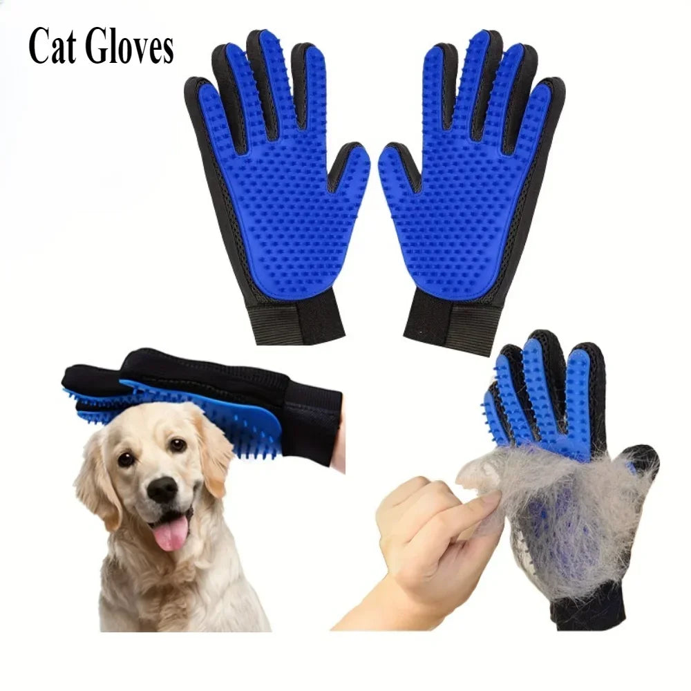 Cas Accessories Clean Grooming Brush Pet Silicone Accessories for Cats Dehair Dogs Dog Bathe Gloves Equipment Supplies Comb Home